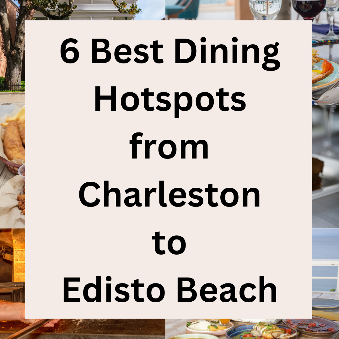 pictures showcasing the best dining hotspots on the south carolina coast