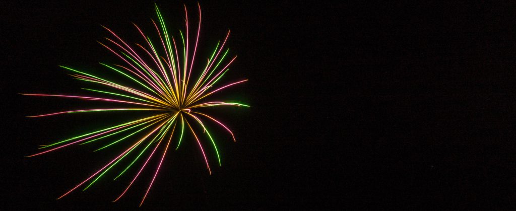 Fourth of July fireworks on Sullivan's Island